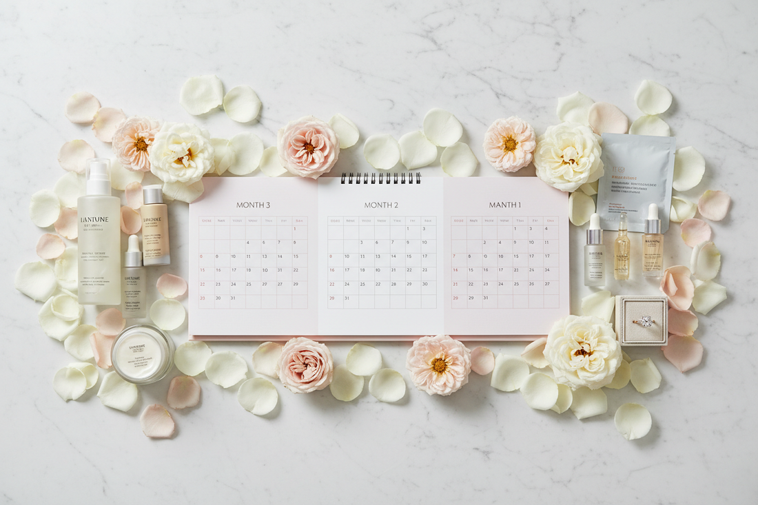 3-Month Bridal Skincare Countdown — Week by Week