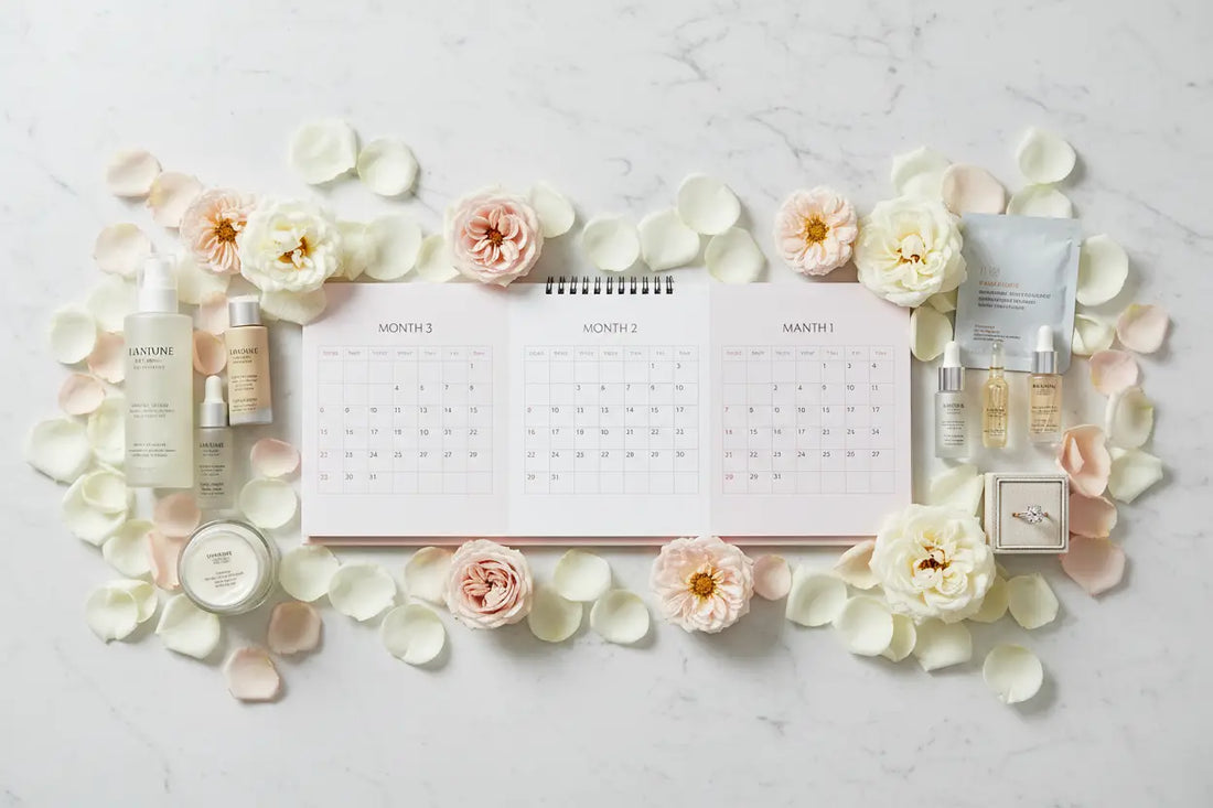 3-Month Bridal Skincare Countdown — Week by Week