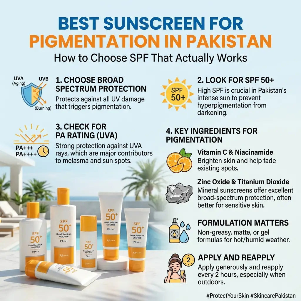 Best Sunscreen for Pigmentation in Pakistan