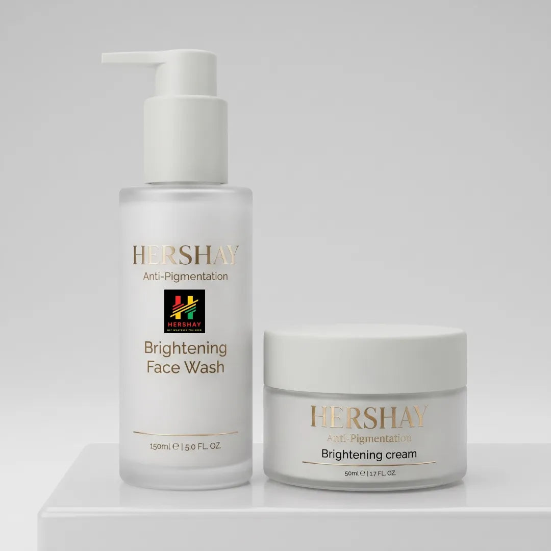 HERSHAY Anti-Pigmentation Skincare Bundle – Face Wash + Cream Duo