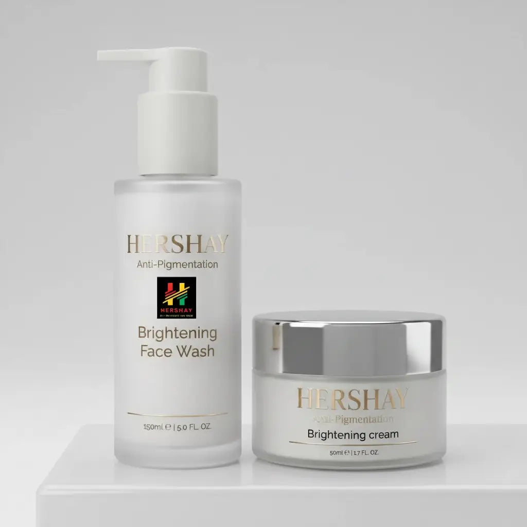 HERSHAY Anti-Pigmentation Skincare Bundle – Face Wash + Cream Duo