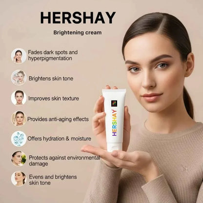 HERSHAY Face Brightening Cream – Glow, Even Tone & Dark Spot Reduction