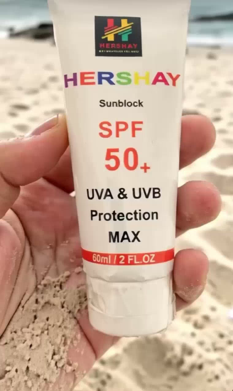 Best sunscreen in Pakistan is Hershay sunblock 